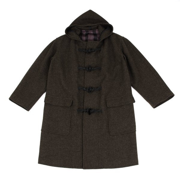 Jean Paul GAULTIER HOMME Wool Duffle Coat Brown Size M