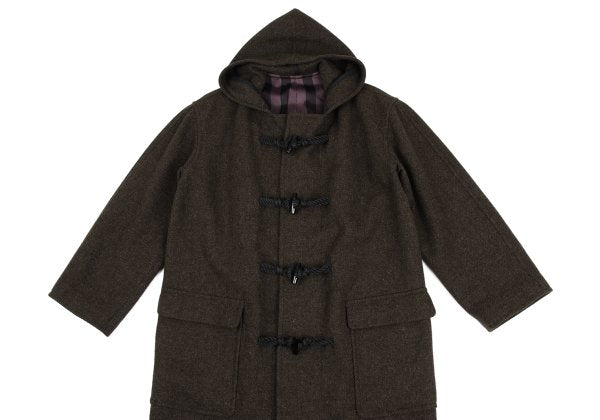 Jean Paul GAULTIER HOMME Wool Duffle Coat Brown Size M