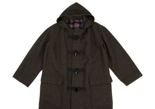 Jean Paul GAULTIER HOMME Wool Duffle Coat Brown Size M