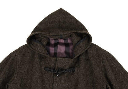 Jean Paul GAULTIER HOMME Wool Duffle Coat Brown Size M