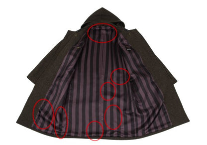 Jean Paul GAULTIER HOMME Wool Duffle Coat Brown Size M