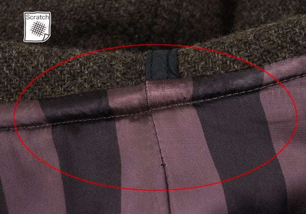 Jean Paul GAULTIER HOMME Wool Duffle Coat Brown Size M