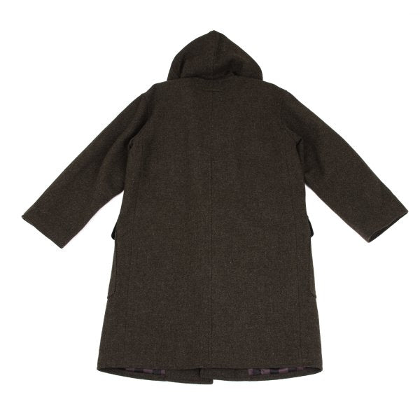 Jean Paul GAULTIER HOMME Wool Duffle Coat Brown Size M