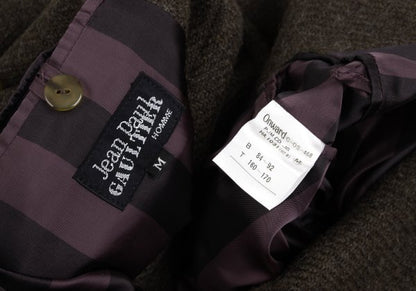 Jean Paul GAULTIER HOMME Wool Duffle Coat Brown Size M