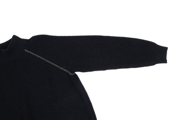Y's for men Wool Acrylic Waffle High Sweater Navy Size 3