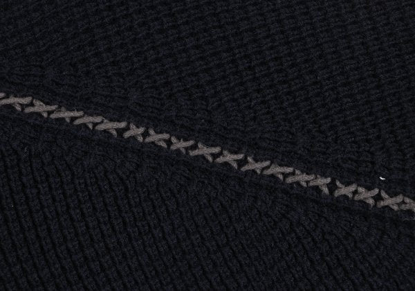 Y's for men Wool Acrylic Waffle High Sweater Navy Size 3