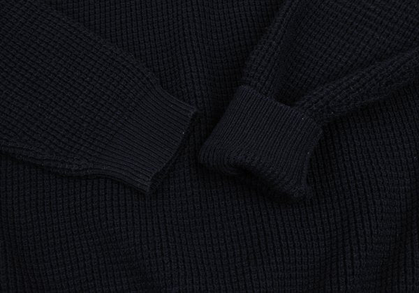 Y's for men Wool Acrylic Waffle High Sweater Navy Size 3