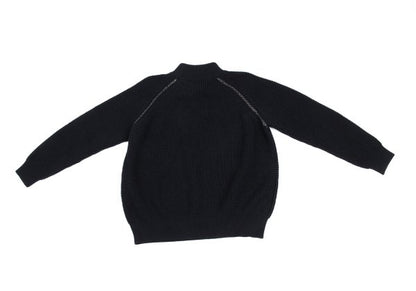 Y's for men Wool Acrylic Waffle High Sweater Navy Size 3