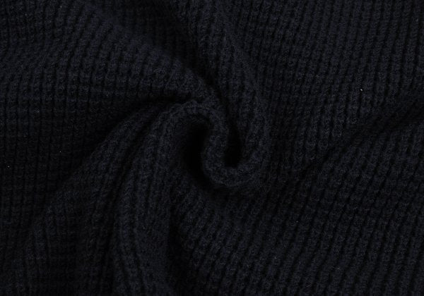 Y's for men Wool Acrylic Waffle High Sweater Navy Size 3