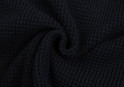 Y's for men Wool Acrylic Waffle High Sweater Navy Size 3