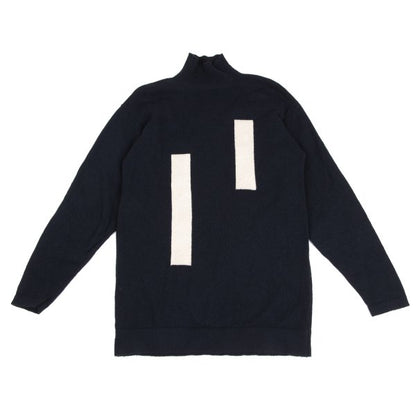Y's for men Wool Turtleneck Sweater Navy Size L