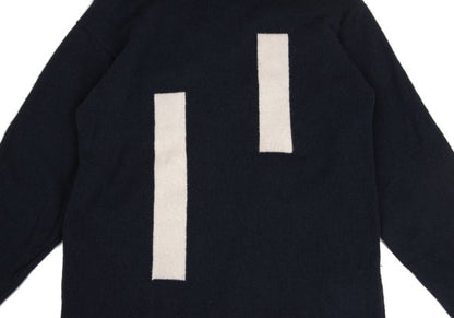 Y's for men Wool Turtleneck Sweater Navy Size L