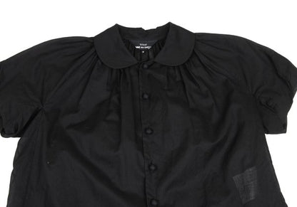 COMME des GARCONS Cotton Sheer Blouse Black Size S