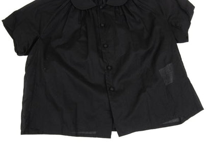 COMME des GARCONS Cotton Sheer Blouse Black Size S