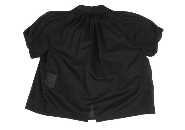 COMME des GARCONS Cotton Sheer Blouse Black Size S
