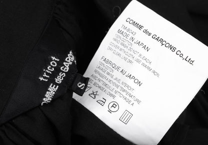 COMME des GARCONS Cotton Sheer Blouse Black Size S