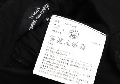 COMME des GARCONS Cotton Sheer Blouse Black Size S