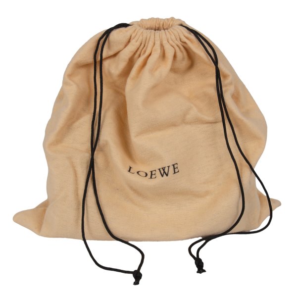 LOEWE Charm Zip Braided Handle Bag Black