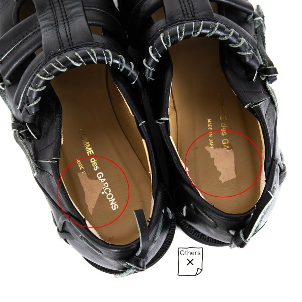 COMME des GARCONS 05SS Glove Sneakers Black Size 23CM