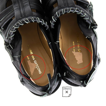 COMME des GARCONS 05SS Glove Sneakers Black Size 23CM