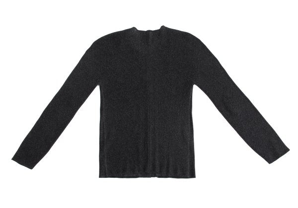 PLEATS PLEASE Mist Pleat Marble Cardigan Gray Size 3