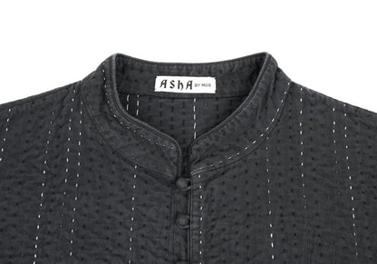 Issey Miyake ASHA BY MDS Sashiko Multi-Button Band Size L