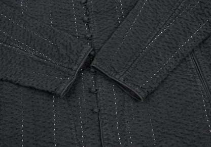 Issey Miyake ASHA BY MDS Sashiko Multi-Button Band Size L