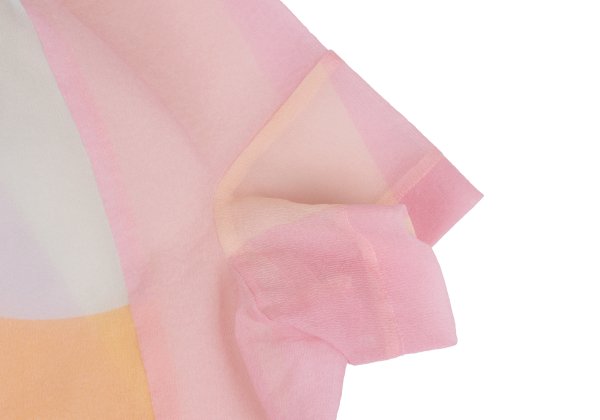 COMME des GARCONS Geometric Bumpy Sheer T-Shirt Multi Size M