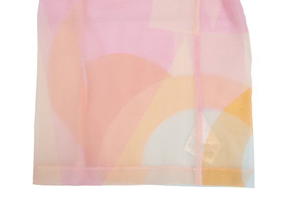 COMME des GARCONS Geometric Bumpy Sheer T-Shirt Multi Size M