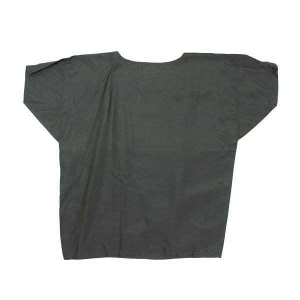 JURGEN LEHL Silk Side Button Short Blouse Green Size M