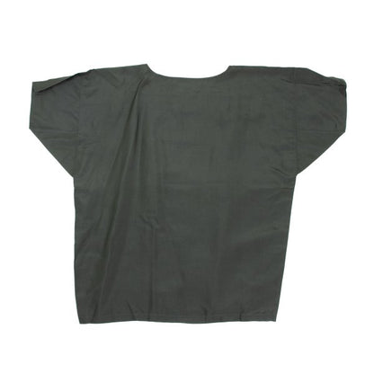 JURGEN LEHL Silk Side Button Short Blouse Green Size M