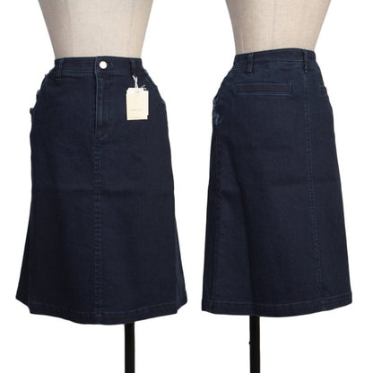 NON NO Mademoiselle NON NON Fringe Skirt Indigo Size L