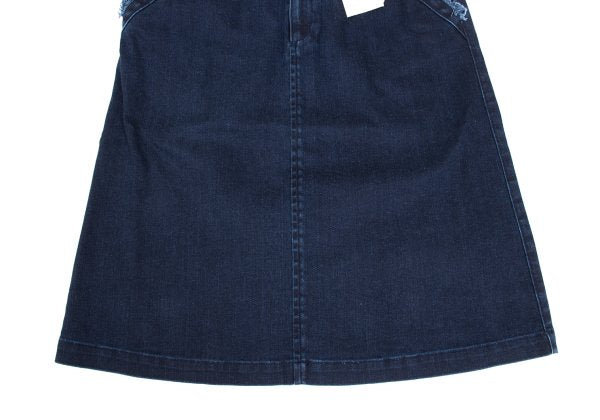NON NO Mademoiselle NON NON Fringe Skirt Indigo Size L