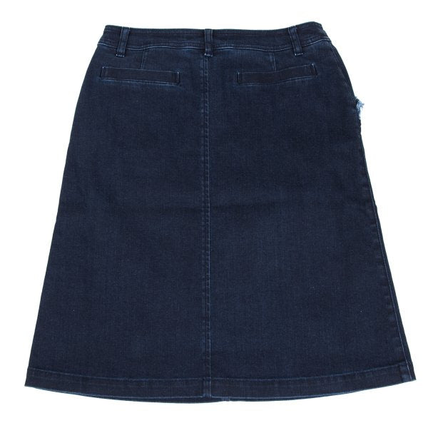 NON NO Mademoiselle NON NON Fringe Skirt Indigo Size L