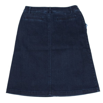 NON NO Mademoiselle NON NON Fringe Skirt Indigo Size L