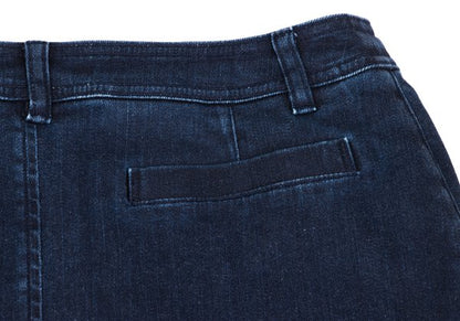 NON NO Mademoiselle NON NON Fringe Skirt Indigo Size L