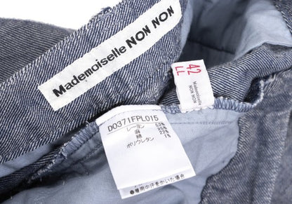 Mademoiselle NON NON Rayon Blend Pants Navy Size 42LL