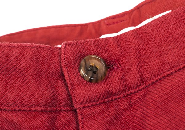 Mademoiselle NON NON Cotton Straight Pants Red Size 40L