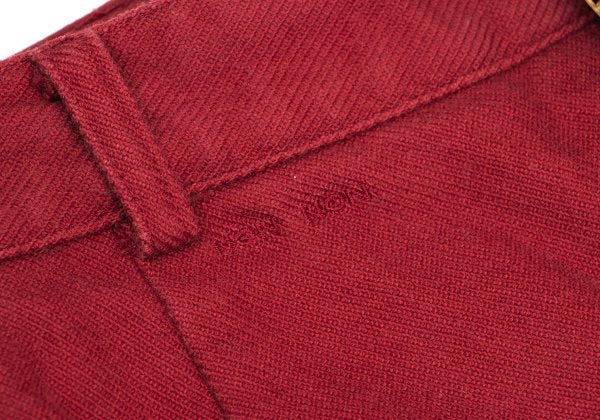 Mademoiselle NON NON Cotton Straight Pants Red Size 40L