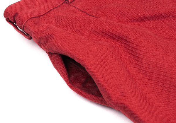Mademoiselle NON NON Cotton Straight Pants Red Size 40L