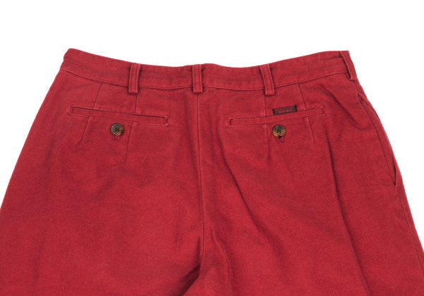 Mademoiselle NON NON Cotton Straight Pants Red Size 40L