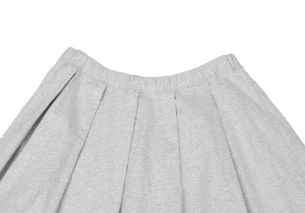 Mademoiselle NON NON Cotton Sweat Pleated Skirt Gray Size L