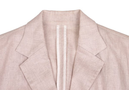 Mademoiselle NON NON Linen 3B Jacket Pink Size 40L