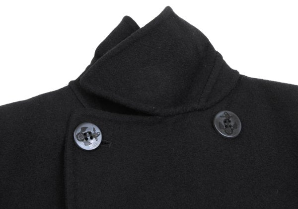 Jean Paul GAULTIER FEMME Wool Blend Coat Black Size 40