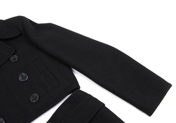 Jean Paul GAULTIER FEMME Wool Blend Coat Black Size 40