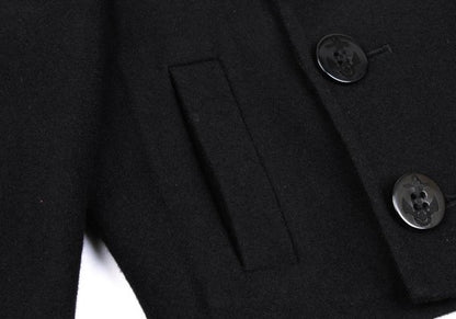 Jean Paul GAULTIER FEMME Wool Blend Coat Black Size 40