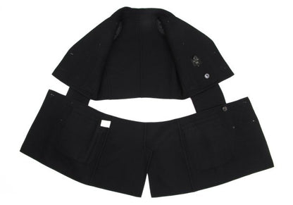 Jean Paul GAULTIER FEMME Wool Blend Coat Black Size 40