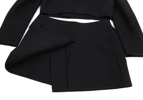 Jean Paul GAULTIER FEMME Wool Blend Coat Black Size 40