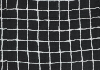 Paul Smith Cotton Graph Check Print S/S Shirt Black Size S