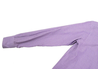 Paul Smith Purple Gingham Check Button-Down Shirt Size S